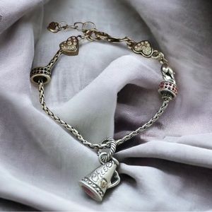 Brighton cheer charm bracelet